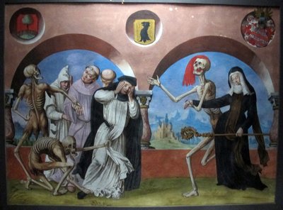 Kopie van de verloren dodendans van M. Manuel van de Dominicaanse begraafplaats van Bern (1512-20) door Albrecht Kauw